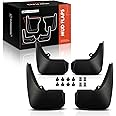 A-Premium Set of 4PCS Mud Flaps Splash Guards Mudguards Mudflaps with Hardware Kits Accessory Compatible with Land Rover Discovery Sport 2015-2019 Sport Utility, Front LH RH and Rear LH RH