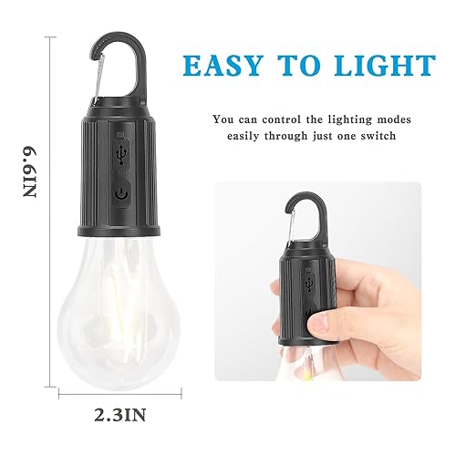 BRIGHFIVEY Battery Operated LED Lights - 2W 2700k Soft White, 3 Modes