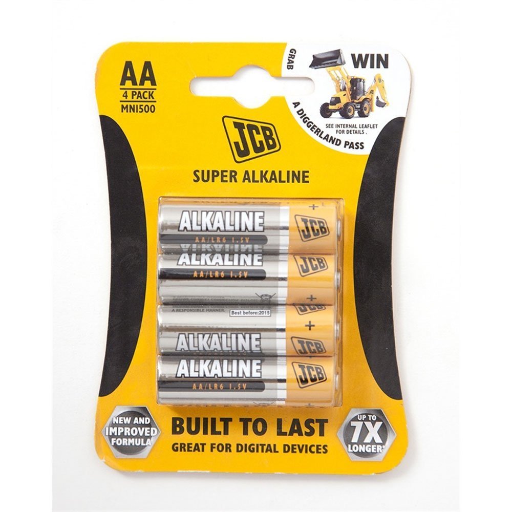 fancy dress warehouse JCB LR6/AA Alkaline Batteries 8 pack