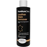 Leather Stain Remover, Quickly &amp; Safely Removes Stubborn Stains | This 8.5 oz bottle lifts dyes, paints, food spills &amp; more from leather surfaces. Great for furniture, car interiors, &amp; more.