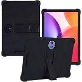 for TCL TAB A1 Plus 12.2 Inch Tablet Case,BOVUGAC Adjustable Stand Shockproof Easy Installation Slim and Lightweight Premium Silicone Protective Shell for TCL TABA1 Plus 12" Case Cover.(Black)