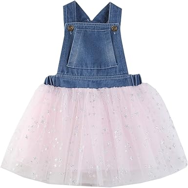 tutu denim dress