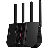 ASUS RT-BE9700 WiFi 7 Router - Tri-Band (6GHz), 9.7 Gbps, x2 WAN, Mesh | Coverage up to 2,500 Sq. Ft., Subscription Free Network Security, Parental Controls Included, 2.5G Port x4, VPN support