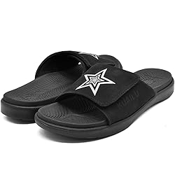 KuaiLu Mens Slides Soft Cushion Sport Sandals with