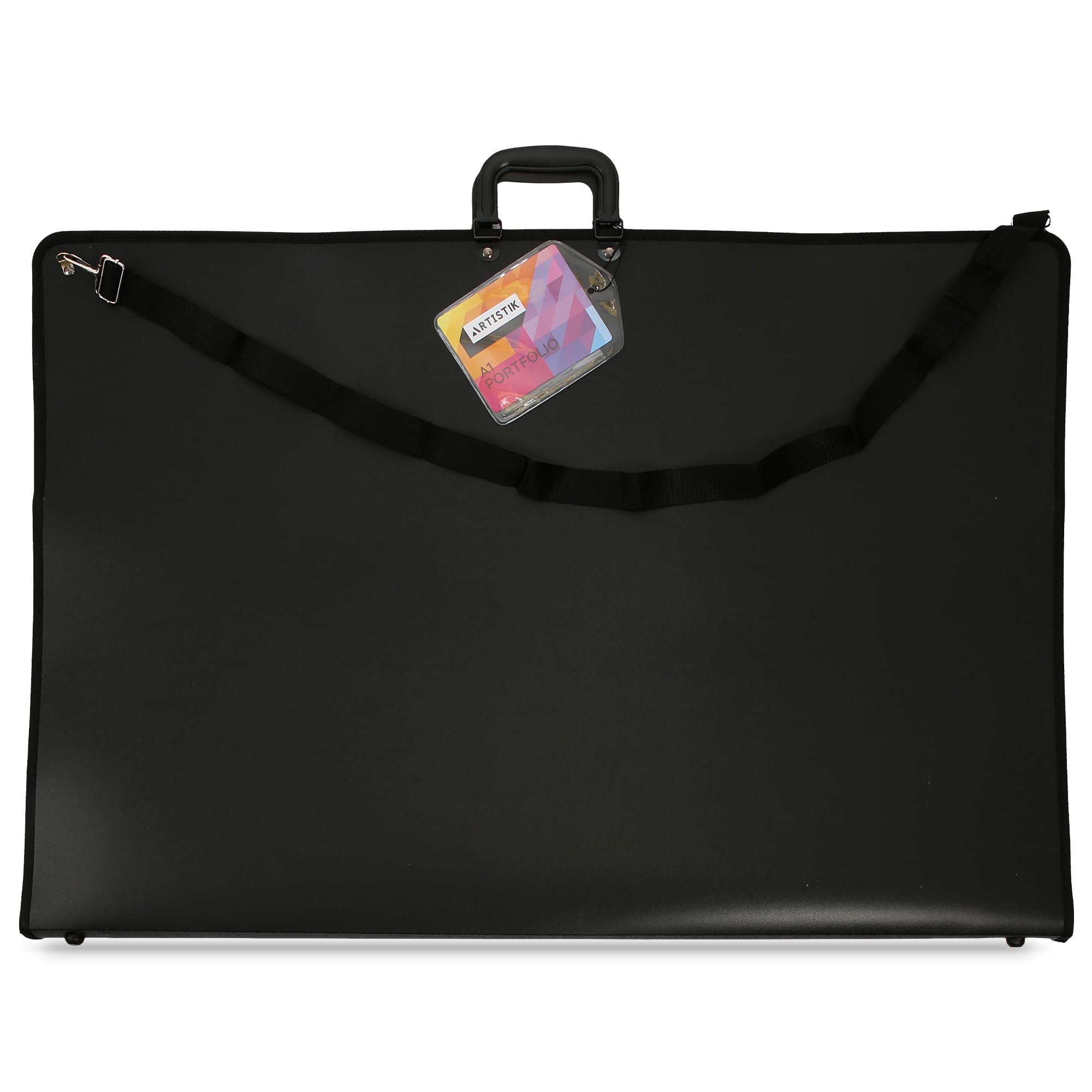 ARTISTIK - A1 Art Portfolio Case with Shoulder Strap - Weather-Resistant Art Bag, Lightweight, Durable Artwork Storage, Zipper Enclosure, Internal Pocket Organizer