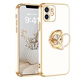 Fingic for iPhone 12 Case with 360° Rotatable Ring
