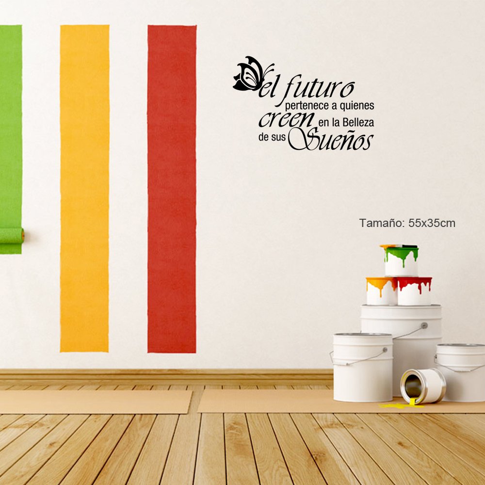 Negro 55x35 Cm Vinilo Decoración Pared Impermeable Extraíble DIY Vinilo