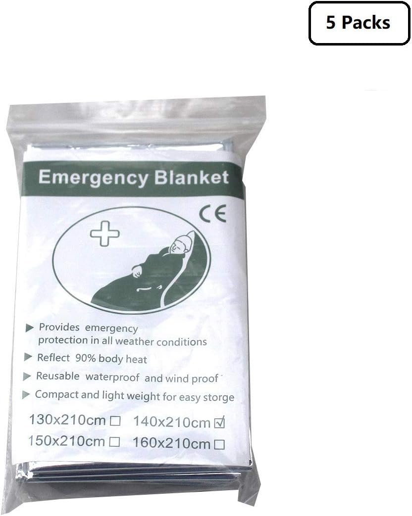 Beikalone Emergency Blankets 83 x 55 Heat Reflective Survival Blanket 5