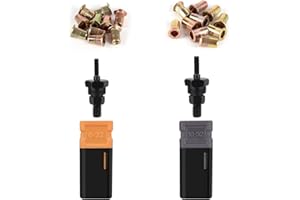 NEXTACK Rivet Nut Tool Mandrel Tip & Nosepiece Set 6-32, 10-32 & 20 Rivnut Kit for NT600, NT700 & NT800, Rivnut Tool 607 & 1442 Swap Spare Parts, Nutsert Kit Accessories