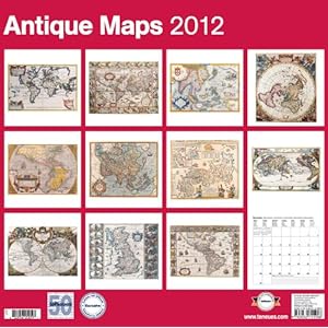 2012 Antique Maps Wall Calendar (English, German, French, Italian, Spanish and Dutch Edition)