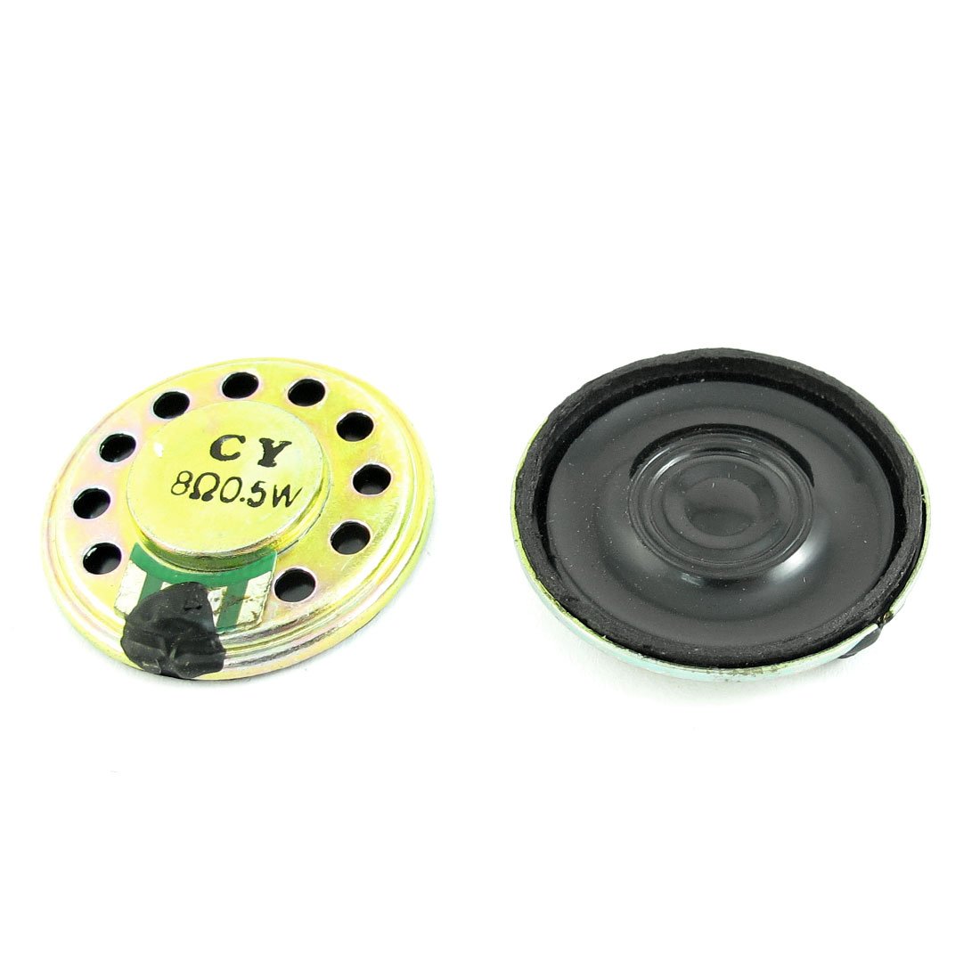 sourcing map 2 PCS 28mm Magnet Speaker Loudspeaker 8 Ohm 0.5W for Radio Interphone