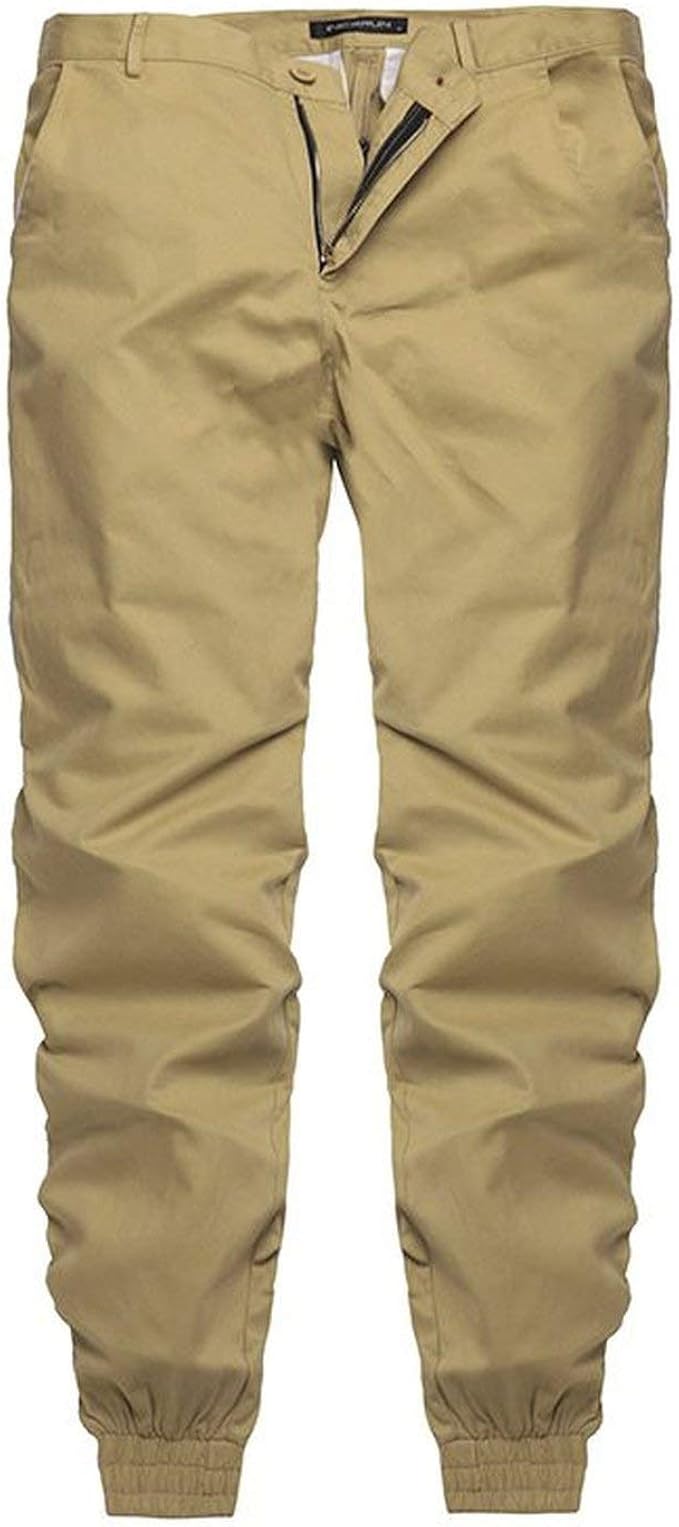 elastic cuff chinos