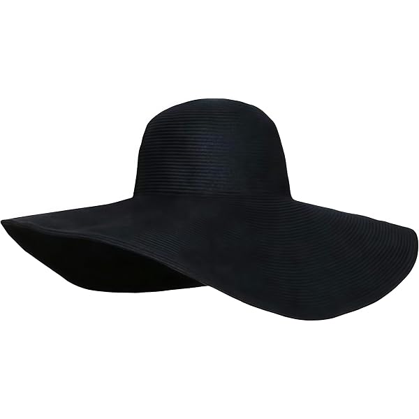 Amazon.com: Women Girls Large Brimmed Garden Beach Big  display picture 3