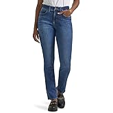 Lee Womens Petite Ultra Lux Comfort with Flex Motion Straight Leg Jean