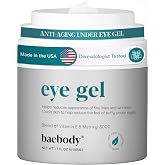Baebody Cooling Under-Eye Gel for Dark Circles and Puffiness, 1.7 fl oz | Advanced Hydrating Anti-Aging Under-Eye Cream - Beauty Gift for Women