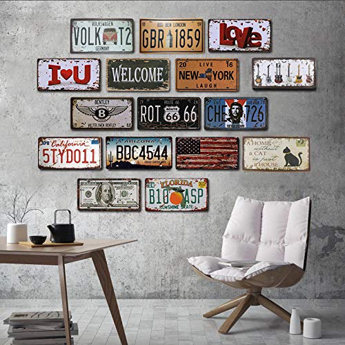 SIGNT 6x12 Inches CA California 5TYD011 Retro Vintage Tin Bar Sign Country Home Decor Wall Decor Car Vehicle License Plate Metal Tin Sign Plaque - Thumbnail 2