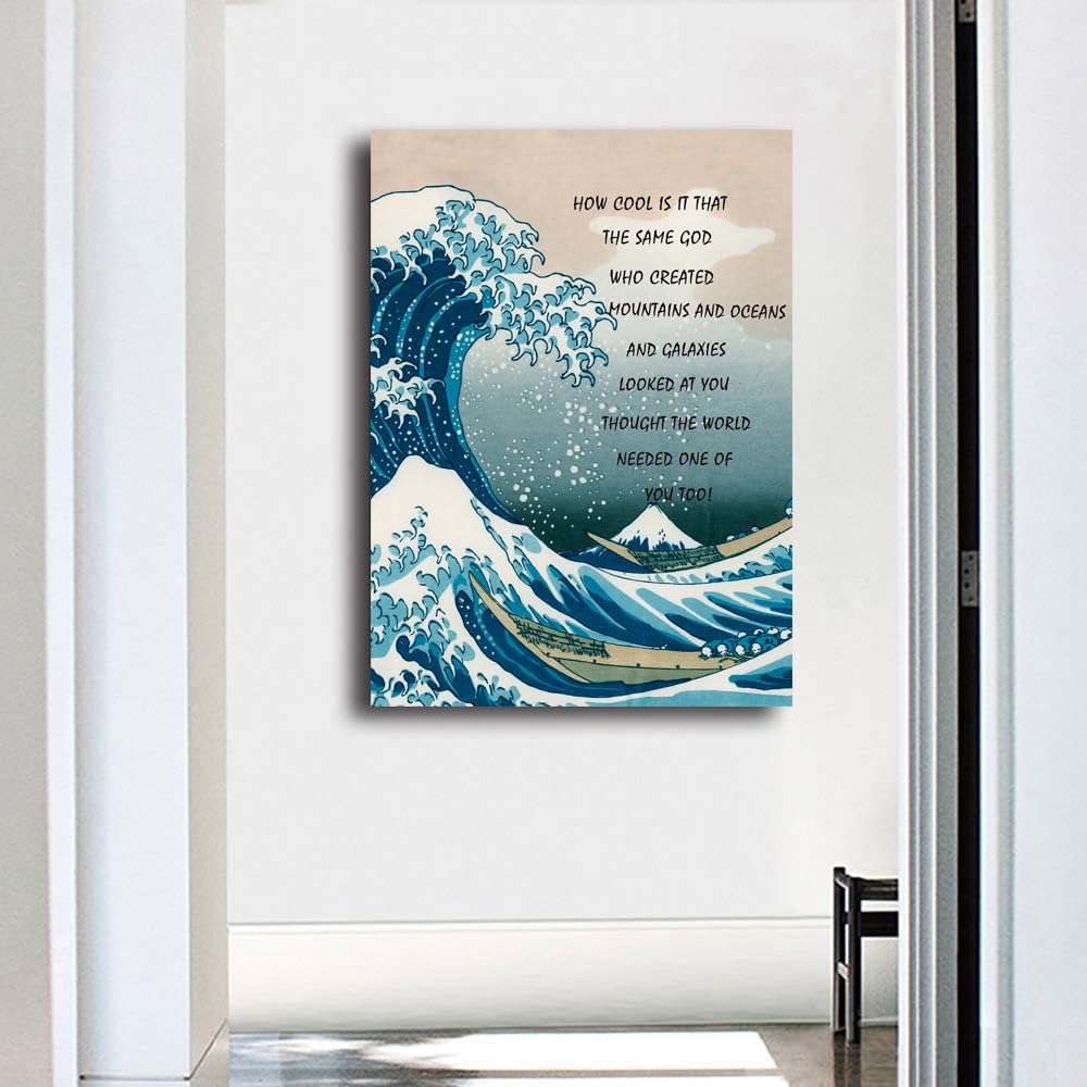 Bible Verse Canvas Print Wall Art How cool is it that the same God Canvas Wall Painting Framed Home Office Posters Artwork Decoration