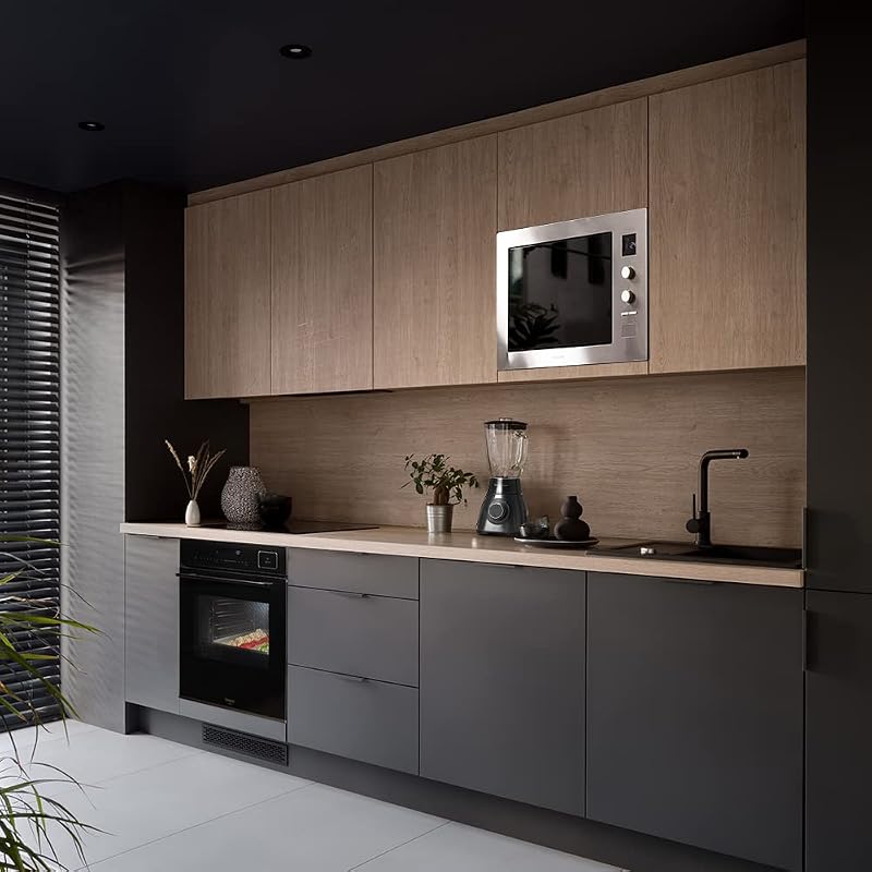 Microonde da Incasso Digitale GrandHeat 2500 Built-In Touch SteelBlack 900 W, da incasso, 25 L, 1000 Watt Grill, 8 funzioni preimpostate, timer, pannello di controllo tattile