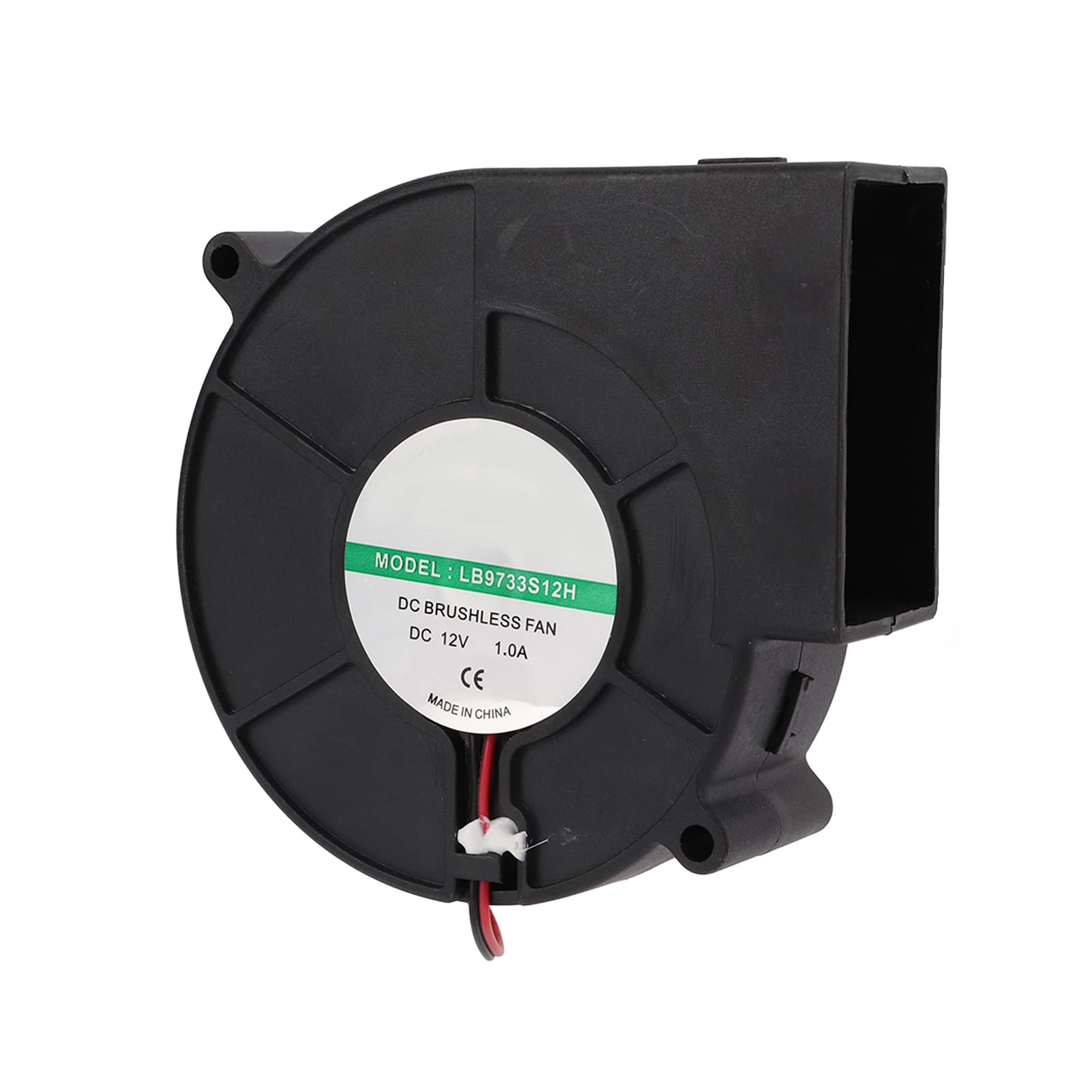 DC 12V 1A Centrifugal Fan, Low Noise High Speed Blower Fan Turbo Blower Cooling Fan