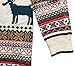 Orilife Women's Spring Oversized Baggy Reindeer Pullover Sweaters Khaki
