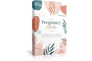 Astralux 35 Fun Scratch Off Activities to do While Pregnant - Create Everlasting Memories of Your Pregnancy - Unique Gift for Expecting Mom