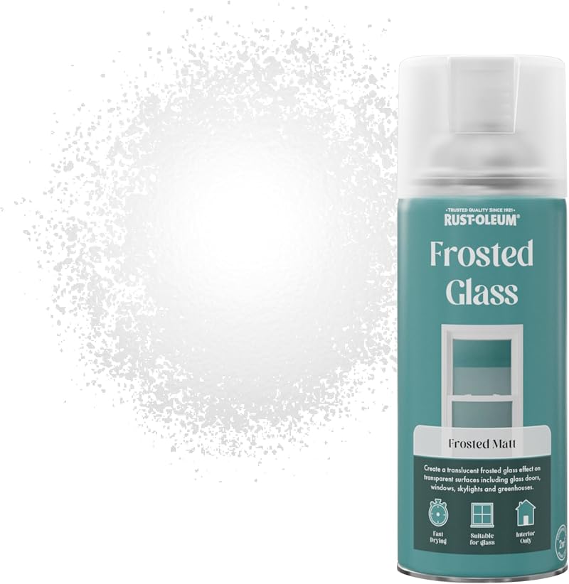 Rust-Oleum Frosted Glass Spray Paint 400ml Interior Use