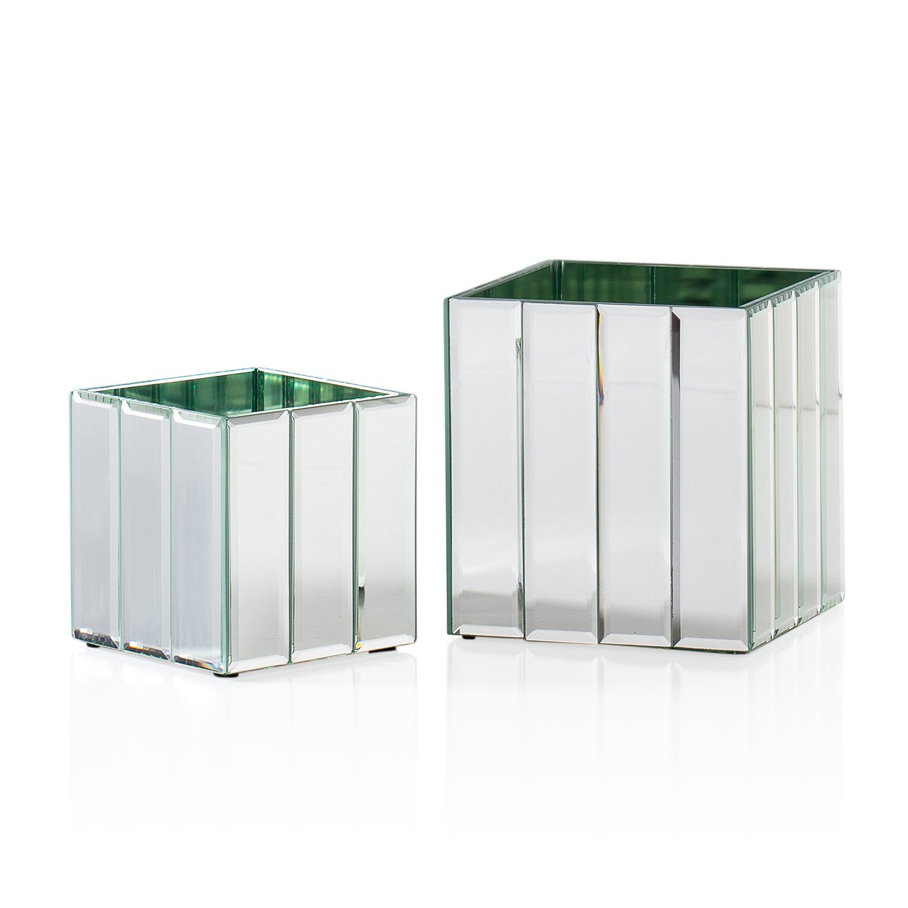 Buy Torre Tagus 902511a Mirror Tile Square Short Vases Online At