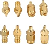 Bewinner 4pcs MCX to SMA Adapter Connector Kit 50 Ohm Nickel-Plated Brass MCX view 7