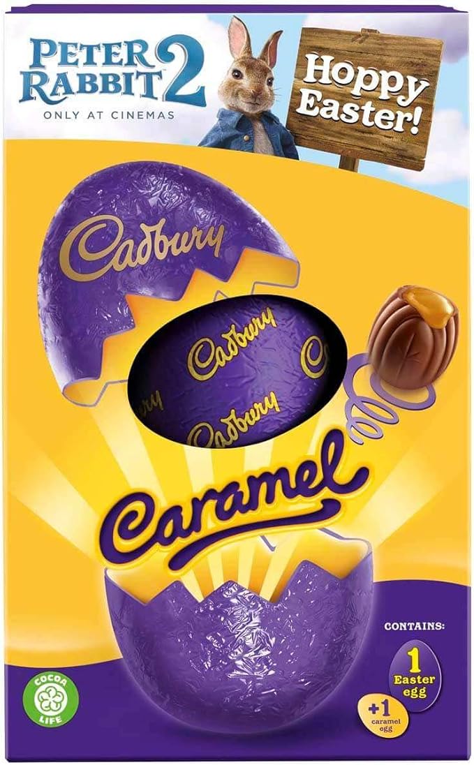 Dairy Milk Caramel Easter Egg 139g, Pack of 9 Amazon.co.uk Grocery