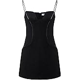 JW PEI Women's Eva Spaghetti Strap Sueded Dress