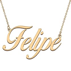 HUAN XUN Customized Custom Simple Any Name Necklace