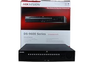 HANSEN Hikvision NVR 64 Channel DS-9664NI-I8 Embedded 4K Network Video Recorder Up to 12MP Resolution Recording Support 6TB(Not Include) Support Upgrade