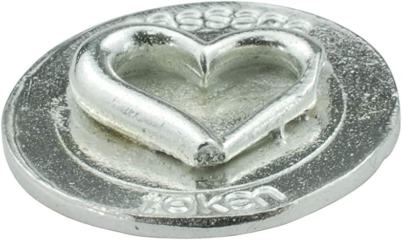 Pirantin Massage Love Token - Gift for Wife Girlfriend, Husband,- Love Wallet Token, Silver - Image 3