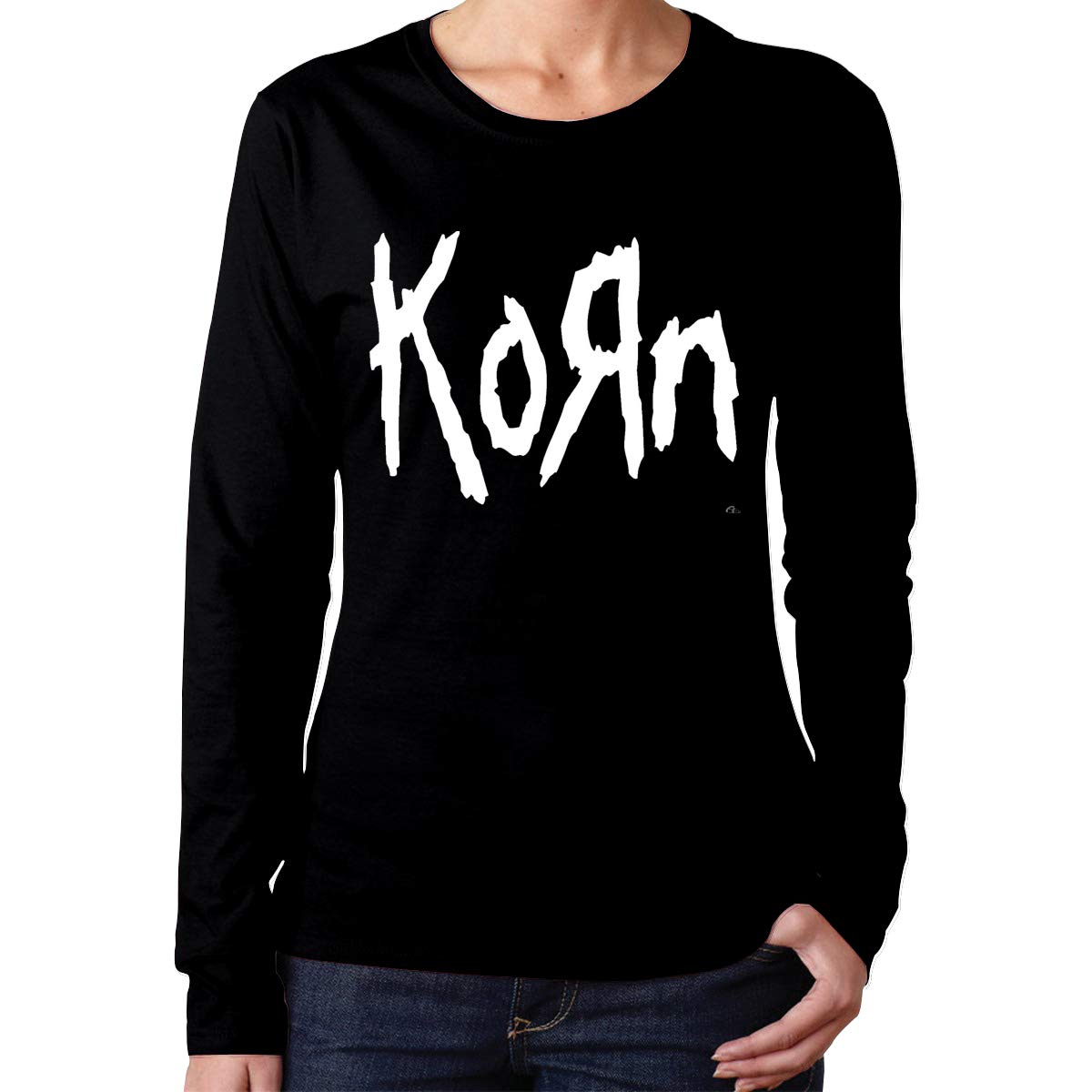 Xiumeimei S Korn Logo T Shirts Black Pilihax