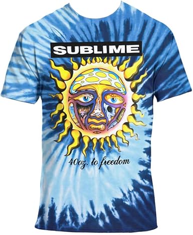 Blue Tie Dye Sublime Shirt Best Sale 