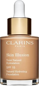 Clarins Skin Illusion Foundation SPF15 Shade 110 Honey 30ml New