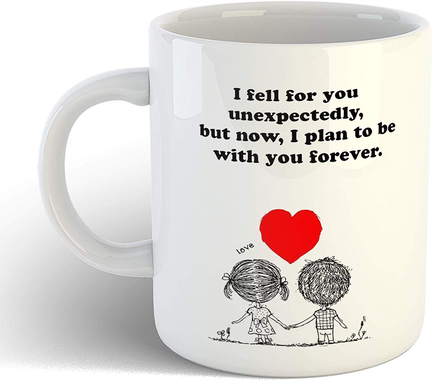 Buy Aj Prints Love Quotes Printed Coffee Mug Cute Couple Printed Milk Mug Gift For Couple Husband Wife Online At Low Prices In India Amazon In