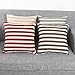 Highpot Simple Striped Home Body Pillowcases Square Plush Cover Cushion