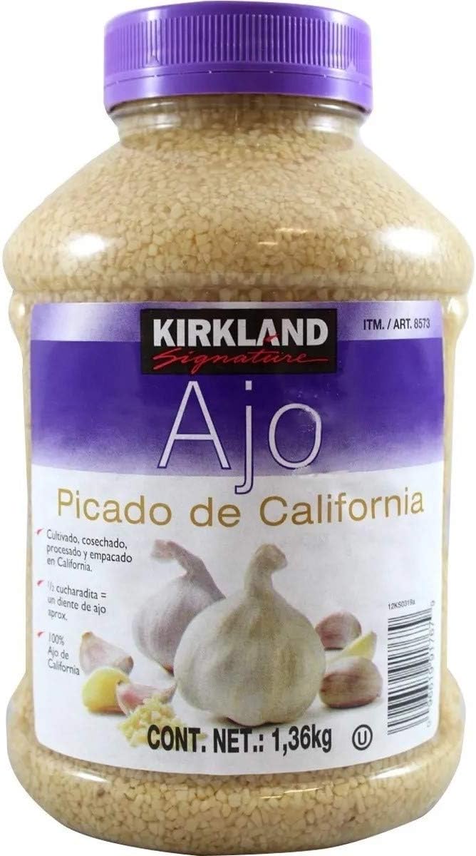 Ajo Picado de California Kirkland 1,36 Kg Alimentos y