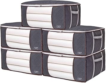 Nuevo diseño bolsas de almacenamiento de ropa de gran capacidad con asa