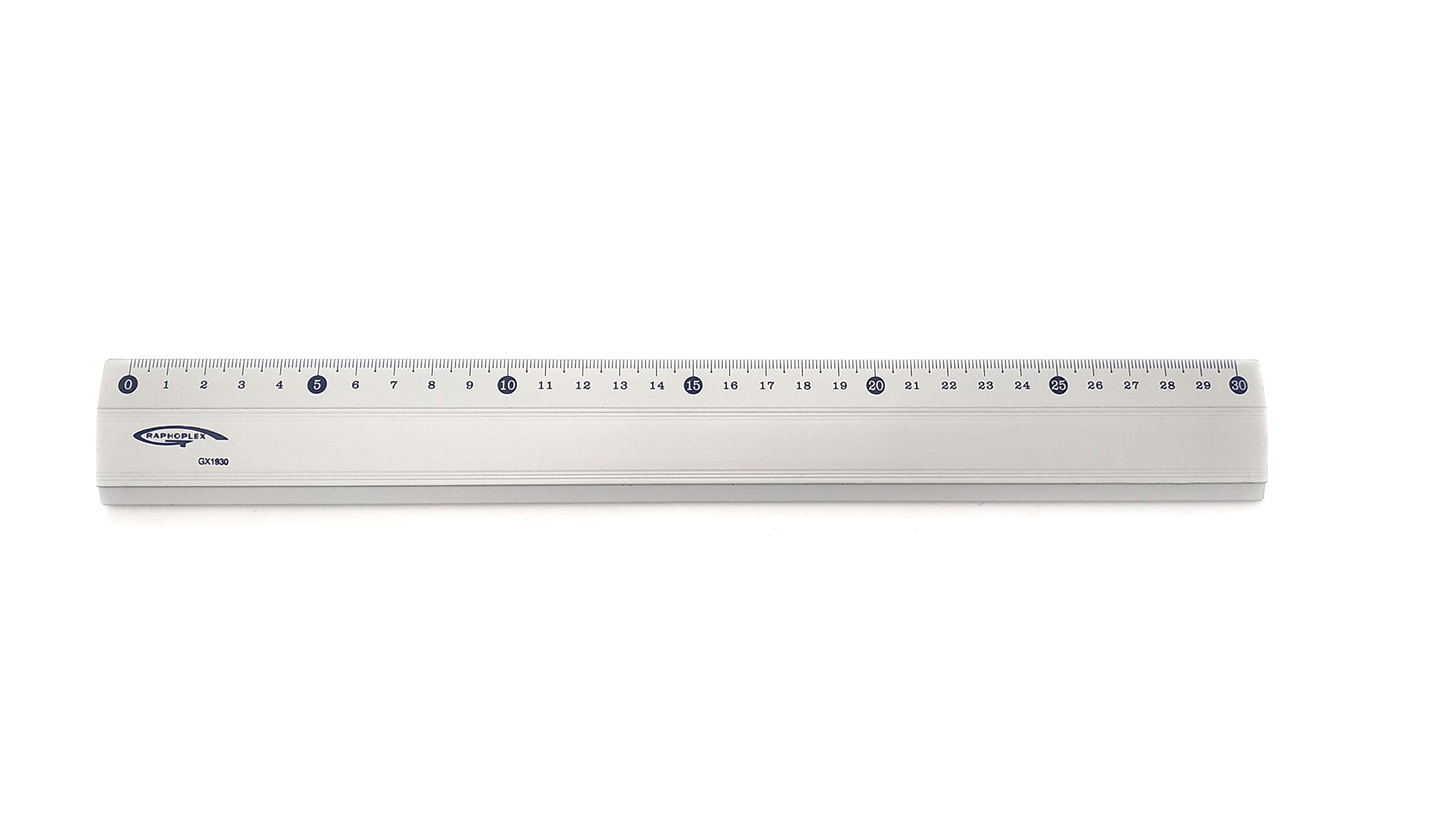 Graphoplex Aluminium Ruler 30 cm