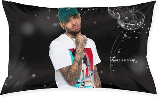 Amazon Com Denise K Steinbach Chris Brown Pillowcase Sofa Home