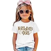 GLIGLITTR Birthday Girl Shirt Kids Toddler Girls Tie Dye Birthday T-Shirt Funny Bday Party Outfits Gift Summer Tee Tops 1-10Y