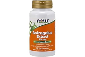 NOW FOODS Astragalus Extract 500 mg - 90 Vegetarian Capsules by NOW