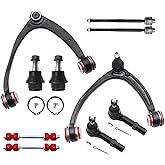 10 pcs Front Upper Control Arms Suspension Kit for 2007-2013 Cadillac Escalade Ext, Chevrolet Avalanche, Chevrolet Silverado 