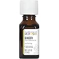 Aura Cacia 100% Pure Essential Oil Ginger ( Zingiber Officinale) - 0.5 Oz