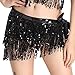 MUNAFIE Women's Belly Dance Hip Scarf Performance Outfits Skirt Festival Clothing