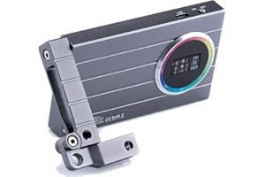 Godox M1 RGB Mini Creative Light,Led Video Light,13W 2500k-8500k Adjustable,CRI97 TLCT 97 RGB 0-360 Full Color,Music Beats Li