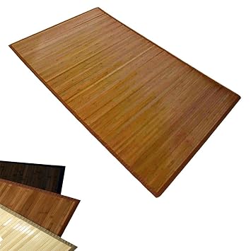 Bambusmatte Bambusteppich Teppich Bambus 180 X 270 Braun Amazon