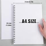 Thboxes A4 Sketchbook 200GSM 40 Sheets Hardcover Spiral Bound 80 Pages view 2